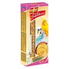 Зерновые палочки Smakers для волнистых попугаев с медом, 2 шт. 90 гр. Vitapol (арт. ZVP-2107)