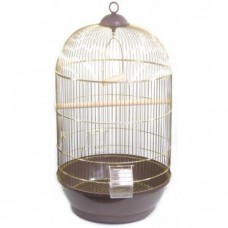 Клетка для птиц золотая 40x70 см (арт. TYZ 330)