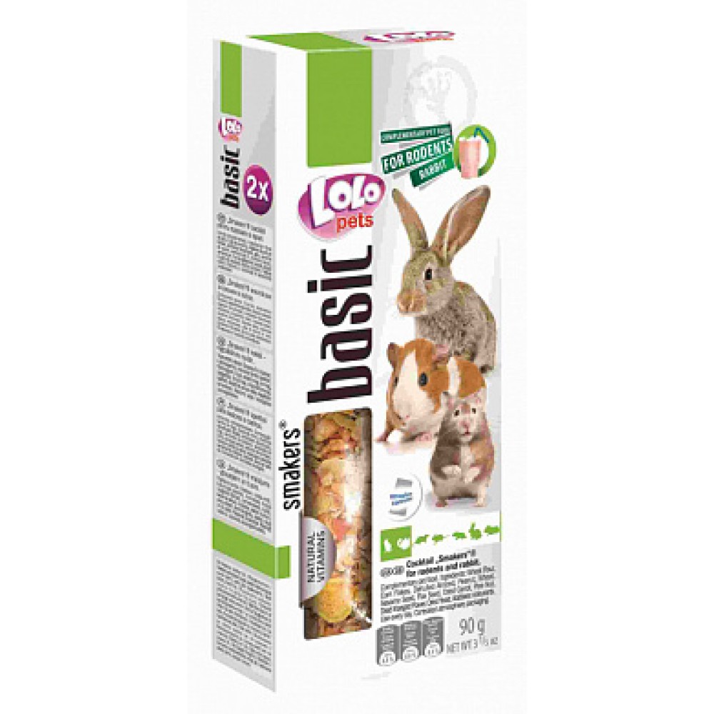 LOLO Pets Smakers с лепестками цветов для грызунов и кролика, 90 г (арт. LO 71152) LOLO Pets Smakers с лепестками цветов для грызунов и кролика, 90 г (арт. LO 71152)