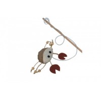 COMFY Игрушка COMFY TOY.GAIA краб с колокольчиком на удочке 40 см