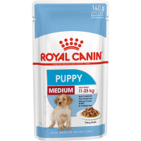 Royal Canin Medium Puppy Pouche - консервы для щенков в соусе (140 г)