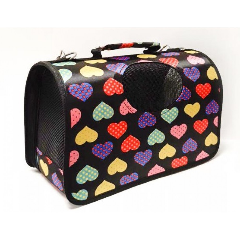 Сумка-переноска для кошек Bright hearts For Friends Сумка-переноска для кошек Bright hearts For Friends