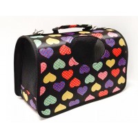 Сумка-переноска для кошек Bright hearts For Friends