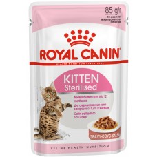 Royal Canin Kitten Sterilised GRAVY пауч в соусе для стерилизованных котят от 6 до 12 месяцев (85 г) Royal Canin Kitten Sterilised GRAVY пауч в соусе для стерилизованных котят от 6 до 12 месяцев (85 г)