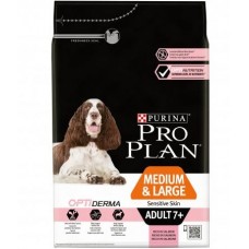 Pro Plan Optiderma Senior Medium & Large Adult 7+ Sensitive Skin корм для пожилых собак