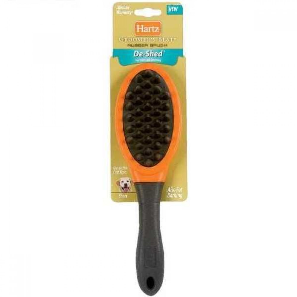Hartz Best Rubber Brush Dogs - щётка для собак Hartz Best Rubber Brush Dogs - щётка для собак