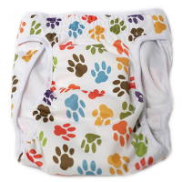 Подгузник многоразовый Hippie Pet Веселые лапки для сук, разных размеров