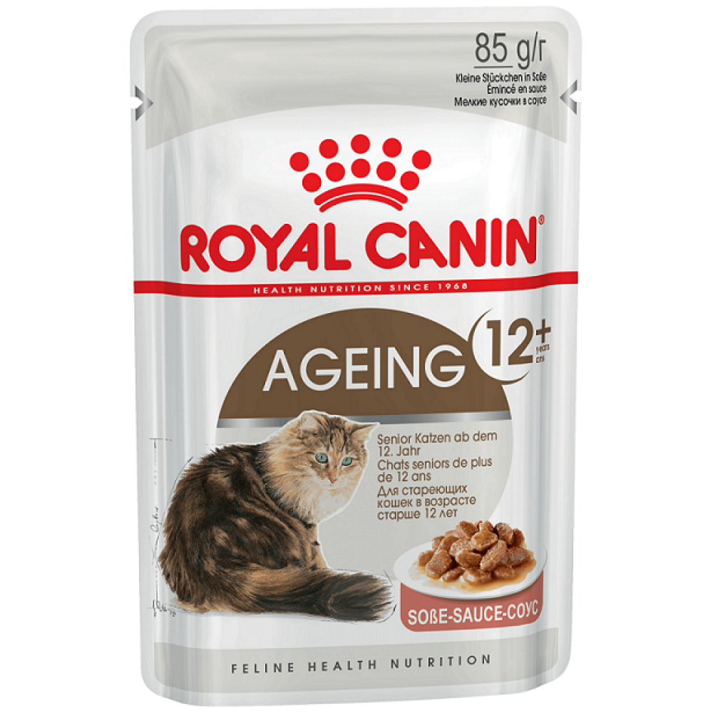 Royal Canin Ageing +12 - консервы в соусе для кошек старше 12 лет (85 гр.) Royal Canin Ageing +12 - консервы в соусе для кошек старше 12 лет (85 гр.)