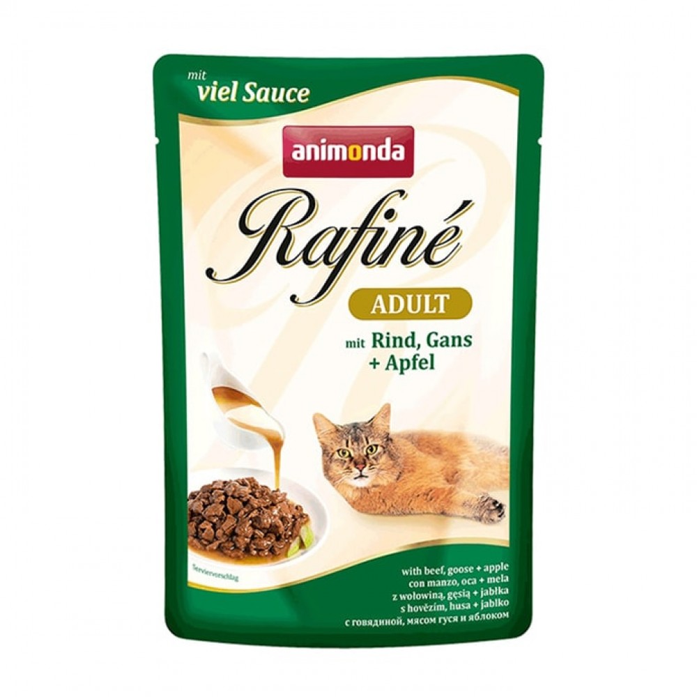 Rafine Soupe Adult - консервы для кошек, говядина, гусь, яблоко (100 г) (арт. ВЕТ83788) Rafine Soupe Adult - консервы для кошек, говядина, гусь, яблоко (100 г) (арт. ВЕТ83788)