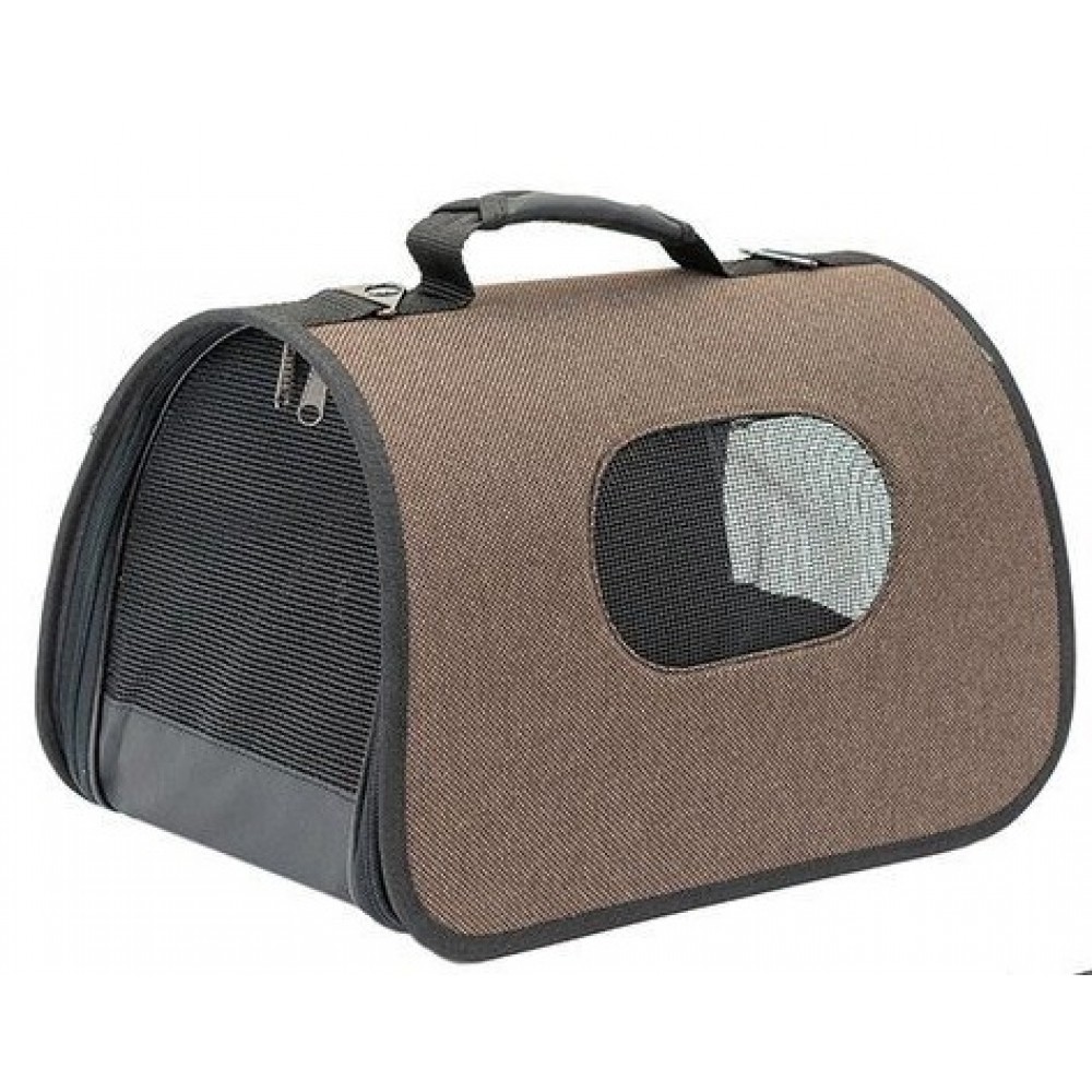 Дарэлл Сумка-переноска для кошек жёсткая №4 ПРОМЕНАД 51*29*29 см. с карманом коричневая (арт. RP90024) Дарэлл Сумка-переноска для кошек жёсткая №4 ПРОМЕНАД 51*29*29 см. с карманом коричневая (арт. RP90024)