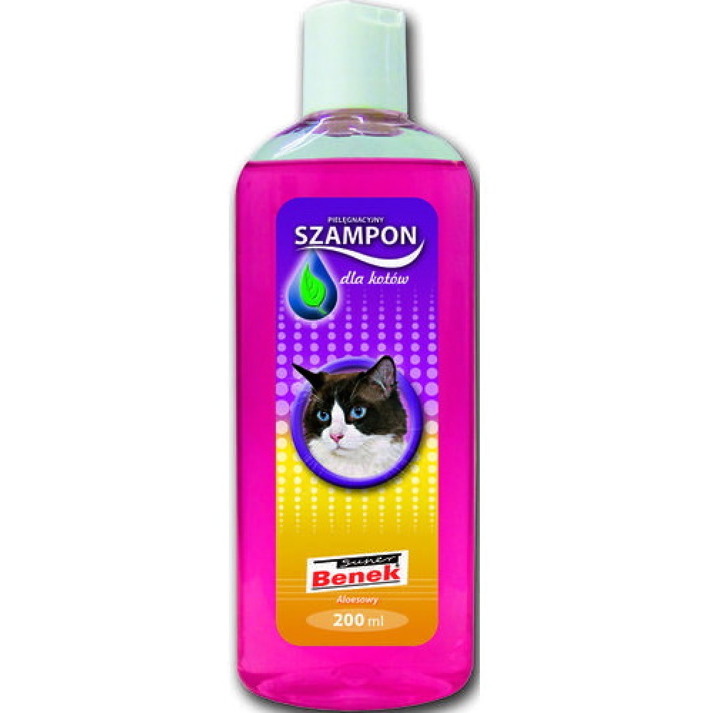 SBeno - шампунь для кошек Алоэ ухаживающий за шерстью, 200 мл SBeno - шампунь для кошек Алоэ ухаживающий за шерстью, 200 мл