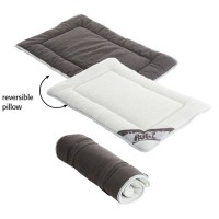 Rogz Плюшевая лежанка для собак Lounge Pod Mat Olive/Cream
