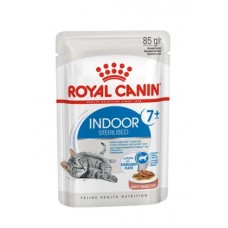 Royal Canin Indoor Sterilized 7+ years-кусочки в соусе для стерилизованных кошек живущих в помещении (85 гр) Royal Canin Indoor Sterilized 7+ years-кусочки в соусе для стерилизованных кошек живущих в помещении (85 гр)