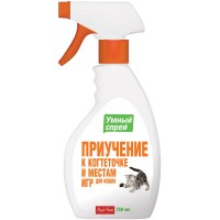 Умный Спрей Приучение кошек к когтеточке (АПИ-САН)