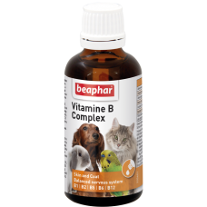 Beaphar Vitaminе B Complex - Препарат для шерсти, нервной системы у кошек, 50 мл (арт. DAI12523)