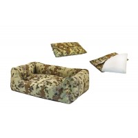 Redplastic Лежак для кошек прямоугольный Хантер-ЛОСЬ с подушкой, Дарэлл