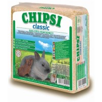 CHIPSI Classic CAT'S BEST - опилки, древесные хлопья, для мелких животных (15 л)