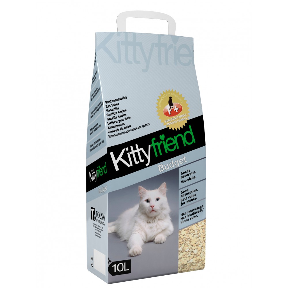 Sanicat Kitty Friend Budget - впитывающий наполнитель из сепиолита для кошек без запаха Sanicat Kitty Friend Budget - впитывающий наполнитель из сепиолита для кошек без запаха