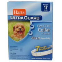 Ошейник Hartz 2 в 1 для щенков от блох и клещей, 38 см