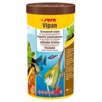 SERA vipan — хлопьевидный корм для декоративных рыб (арт. TYZ 132, 140, 190, 191, 195, 196)
