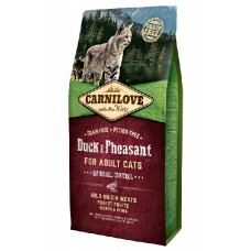 Carnilove Duck & Pheasant Cats Hairball Control - корм для кошек (утка и фазан)