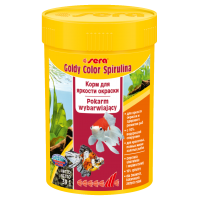 SERA Goldy Color Spirulina - корм для усиления яркости окраски золотых рыбок, 100 мл/39 г (арт. TYZ 881)