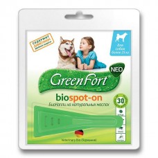 БиоКапли Green Fort neo - средство от паразитов для защиты собак (25 кг)