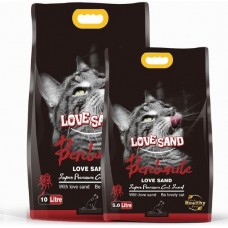 наполнитель для туалета кошек Love Sand Роза, комкующийся бентонитовый  наполнитель для туалета кошек Love Sand Роза, комкующийся бентонитовый