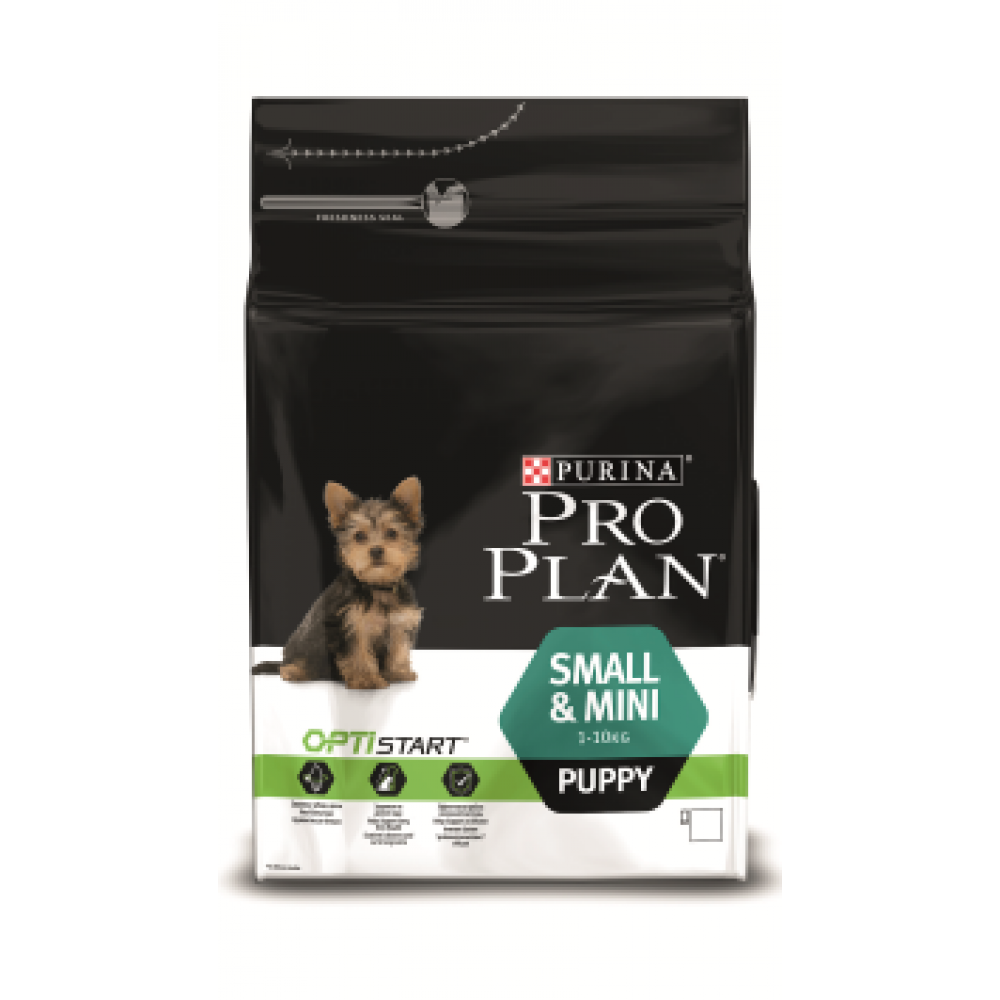 Pro Plan Puppy Small and Mini - корм для щенков мелких и карликовых пород с курицей и рисом Pro Plan Puppy Small and Mini - корм для щенков мелких и карликовых пород с курицей и рисом