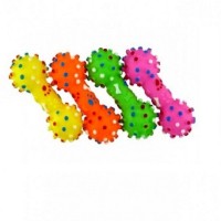 Игрушка для собак For Friends Гантелька шипованная с пищалкой, 12*5 см. (арт. TUZ149)