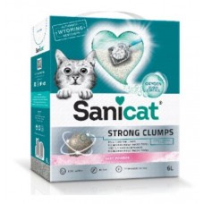 Sanicat Strong Clumps Baby Powder комкующийся наполнитель для кошачьего туалета из бентонита Sanicat Strong Clumps Baby Powder комкующийся наполнитель для кошачьего туалета из бентонита