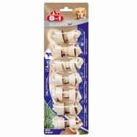 8 in 1 DELIGHTS Beef XS - косточка с говядиной для мелких собак 7.5 см