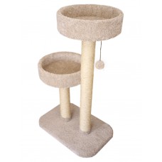 Когтеточка Дуэт из ковролина и сизаля (выс. 1,15 м) Cat House