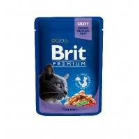 Brit Пауч (пресервы) для кошек Cod Fish pouch Треска