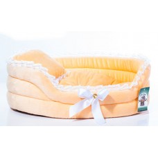 Лежак для кошек Бэст из синтепуха ГЮ-ВАС, размер 47х33х17см