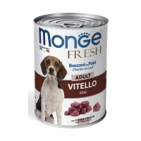 MONGE FRESH ADULT VEAL - консервы для собак с телятиной (400 г)