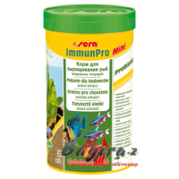 SERA Корм гранулы для выращивания всех видов мелких рыб ImmunPro mini (арт. TYZ 45114, 44539)