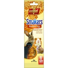 Зерновые палочки Smakers Weekend Style с мёдом для грызунов и кроликов, 1 шт. 45 гр. Vitapol (арт. ZVP 3115)