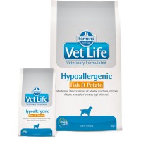 Farmina Vet Life Hypoallergenic Fish & Potato Гипоаллергенный корм для собак (рыба с картофелем) 