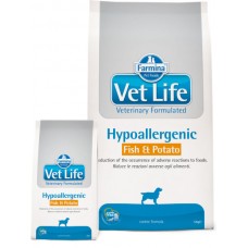 Farmina Vet Life Hypoallergenic Fish & Potato Гипоаллергенный корм для собак (рыба с картофелем)  Farmina Vet Life Hypoallergenic Fish & Potato Гипоаллергенный корм для собак (рыба с картофелем)