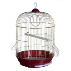 Клетка для птиц золотая 33x53 см (арт. TYZ 309g)