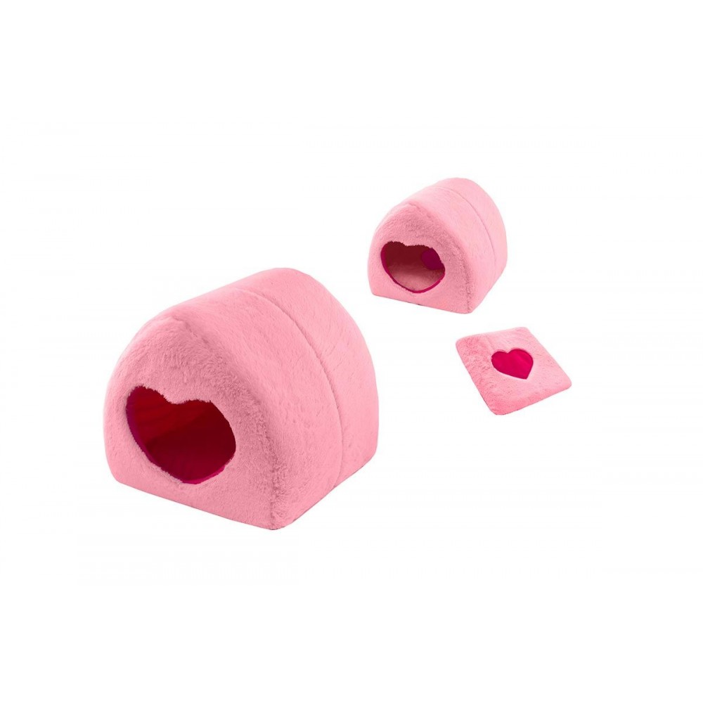 Redplastic Домик мягкий Zoo-M BUNGALOW для кошек, 40*40*39 см с подушкой (арт. 9732) Redplastic Домик мягкий Zoo-M BUNGALOW для кошек, 40*40*39 см с подушкой (арт. 9732)