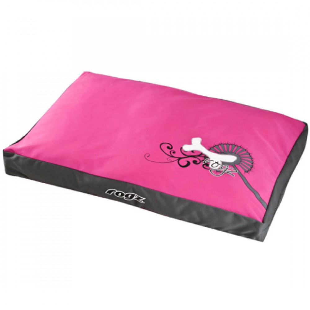 Rogz Лежак д/с Flat Podz Pink Bone (83x56x10 см) для щенков и собак Rogz Лежак д/с Flat Podz Pink Bone (83x56x10 см) для щенков и собак