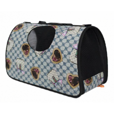 Сумка-переноска для собак жесткий каркас Heart style, с ремнем ДиАнКари