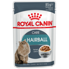 Royal Canin Hairball Care - консервы для выведения волосяных комочков у кошек кусочки в соусе (85г) Royal Canin Hairball Care - консервы для выведения волосяных комочков у кошек кусочки в соусе (85г)