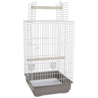 Voltrega клетка для ПОПУГАЯ 835, белый, 43,4х43,4х76,5 см (арт. 001835B)