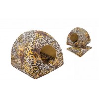 Домик мягкий со съёмной подушкой ЮРТАдля котов, 42х42х41 см. (арт. 9632) Дарэлл