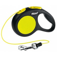 Поводок-рулетка Flexi New Classic NEON XS, со светоотр. элем., трос, длина 3 м, до 8 кг. Поводок-рулетка Flexi New Classic NEON XS, со светоотр. элем., трос, длина 3 м, до 8 кг.