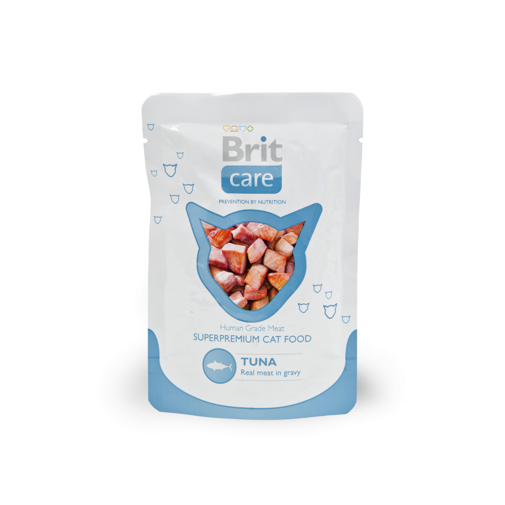 Влажный корм для кошек Brit Care Tuna (тунец), 80 г (арт. 100119) Влажный корм для кошек Brit Care Tuna (тунец), 80 г (арт. 100119)