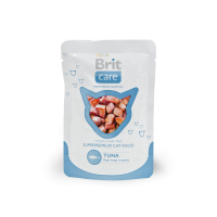 Влажный корм для кошек Brit Care Tuna (тунец), 80 г (арт. 100119)